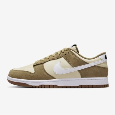 Nike Dunk Low Retro Suede Shoes 'Neutral Olive' (IB6399-200) Expeditedship