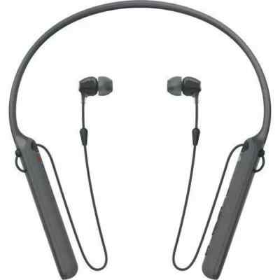 Sony WI-C400 In-ear Wireless Headphones Behind Neck - grey