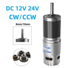 DC 12V 24V High Torque Planetary Gearbox Reduction Motor 11RPM 2162RPM CW/CCW