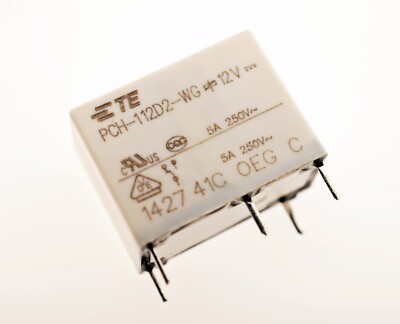 PCH-112D2-WG Power relais 12V 5A SPDT 1 Form C 20x10x15.2mm 5 pin #712868