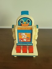 TOMY Talking Tutor Robot 1986 Cards Complete Vintage Tested Playback Good   