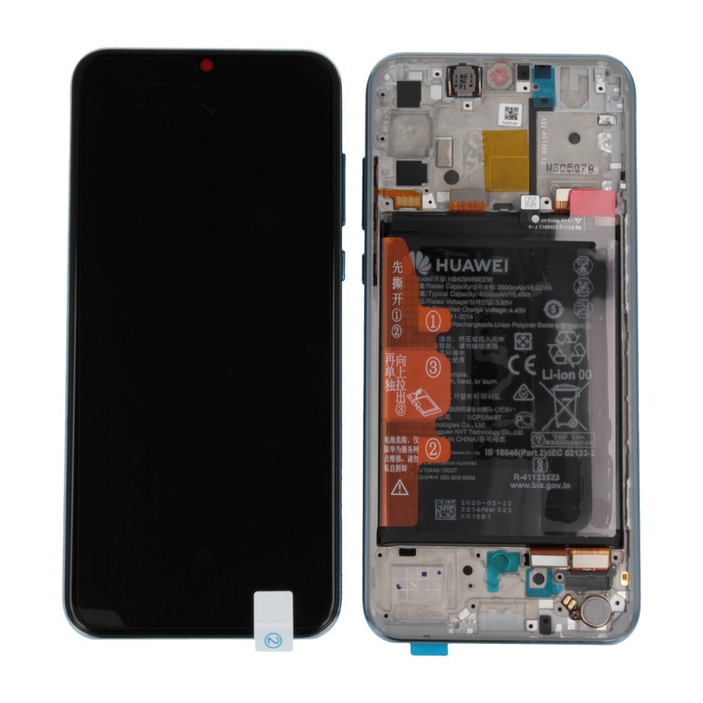 DISPLAY LCD HUAWEI ORIGINALE PSMART S BREATHING CRYSTAL BATTERIA AQM-LX1 L21A