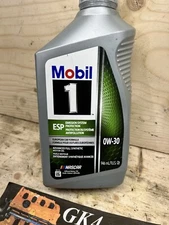 Mobil 1 ESP Full Synthetic Motor Oil 0W-30 European Car Formula, 1 Quart.