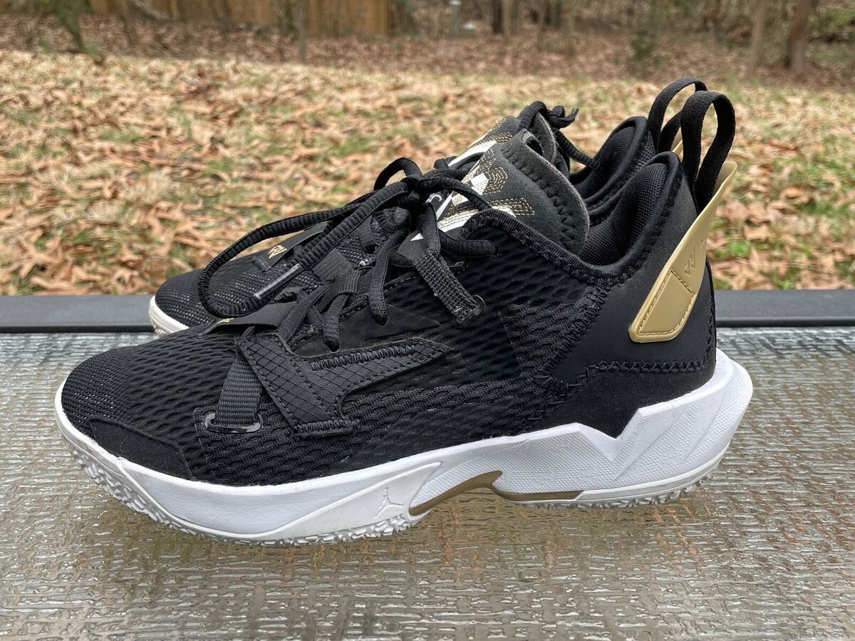Nike Air Jordan Why Not? Zer0.4 Youth Size 6.5Y Black/Gold Nike Air Jordan Why Not? Zer0.4 Youth Size 6.5Y Black/Gold
