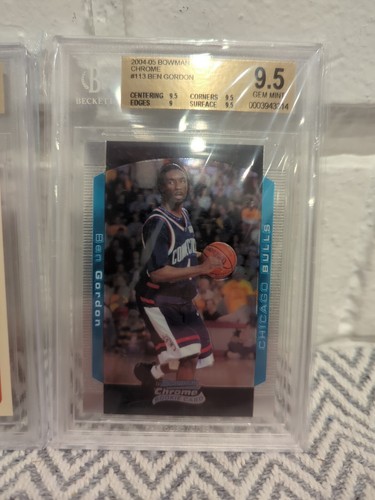 2004-05 Ben Gordon Rookie RC Gem Mint Graded Lot of 5 - Picture 6 of 6