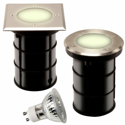 LED Bodeneinbauleuchte Alfa 230V Bodeneinbaustrahler Außenleuchte Gartenstrahler