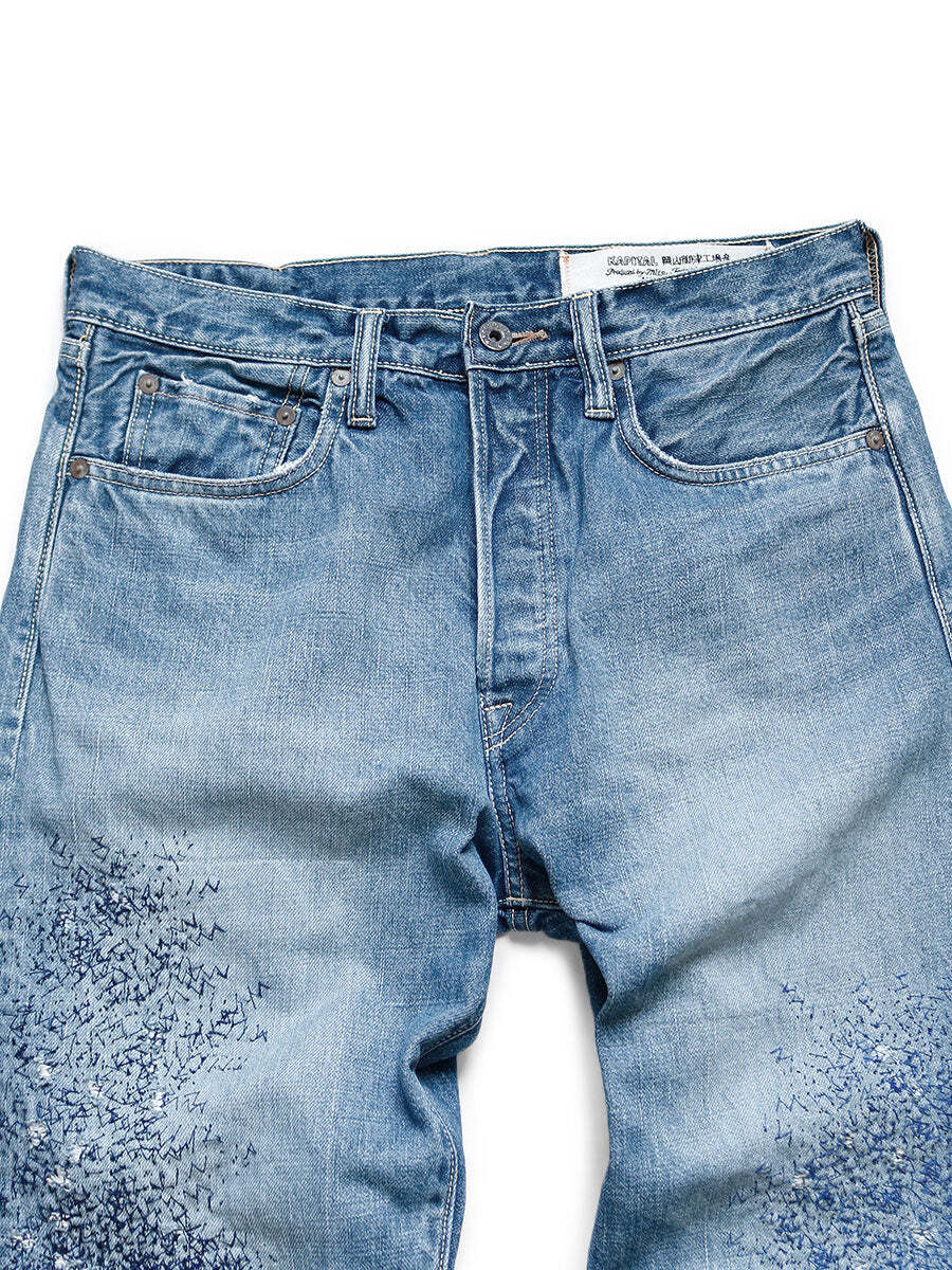 Kapital 14oz denim 5P Monkey CISCO (3year processing) Pants | eBay