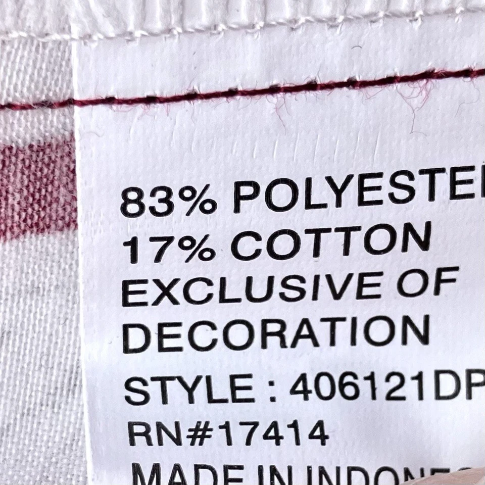 Miss Elaine Satin Burgundy Floral Pajama Set Sz PS - Image 3 of 4