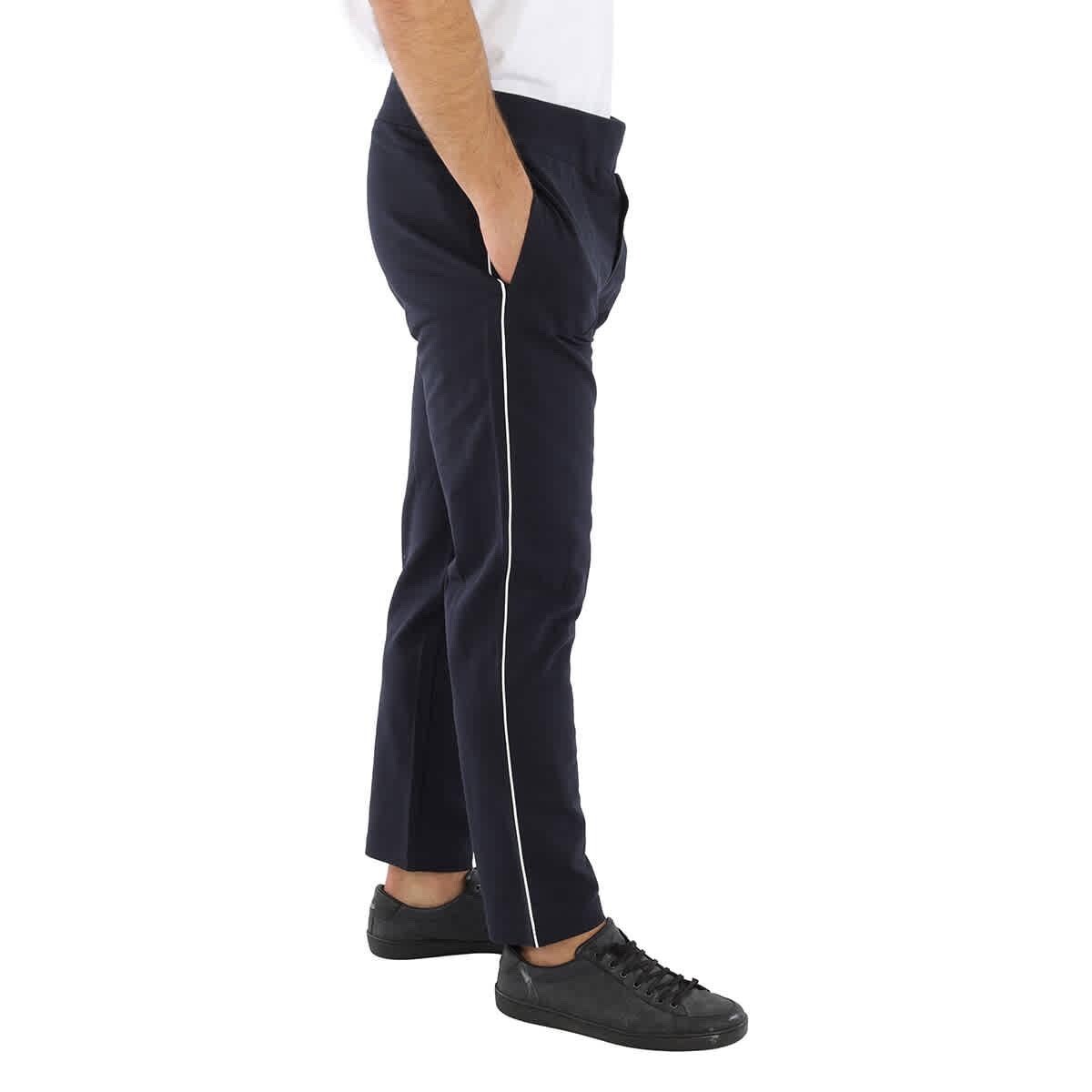 Moncler logo patch sweatpants pantalone men S/M