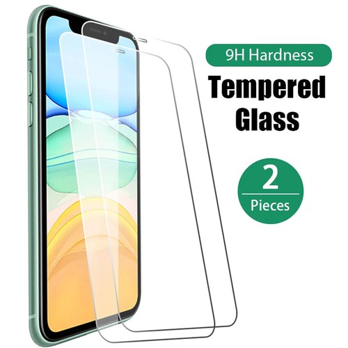 2 Pcs Full Screen Protector For iPhone 15 14 Plus 13 12 ProMax Tempered Glass - Photo 15 sur 15
