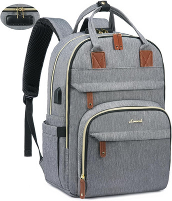 LOVEVOOK Laptop Backpack for Women & Men, Unisex Travel Anti-Theft Work Bag, Bus