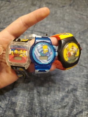 Simpsons Burger King Vintage Watches Set Of 3