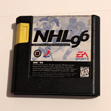 EA SPORTS NHL 96 Sega Genesis Cartridge Hockey Sports Game (1995)