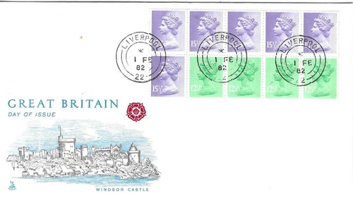 Stuart Comm/FDC - Booklet Pane - 1982  (ST174)