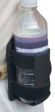 Water Bottle Belt Clip Holder for Walking, Hiking, Travel Small, Black