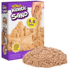 Kinetic Sand 5.5lb Brown Sand Exclusive, Sensory Toys, Ages 3  Moldable