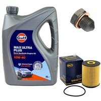 MotoröL Filter Set 10W-40 5 Liter + ÖLablassschraube FüR Audi Seat VW Passat
