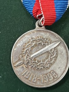 Medal in memory of the 80th Anniversary of the White Struggle 1918 -1998