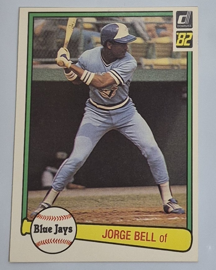 1982 Donruss Baseball #54 Jorge Bell RC GOOD George Bell Rookie Card Blue Jays