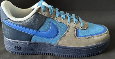 Stash × Nike Air Force 1 Low SP Soft Grey Harbor Blue HF5516-001 Men's Size 4