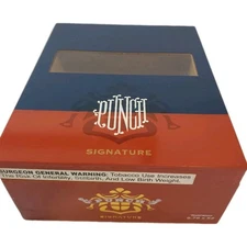 Cigar Box Empty 3x5.75x6.75" Wood Punch Signature Torpedo Wooden 