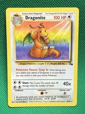 Dragonite 19/62 Non Holo Rare Pokemon Card - Base Fossil Set 1999 WOTC MINT