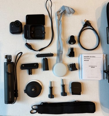 Insta360 - GO Ultra Action Camera Creator Bundle- - Black-- PLUS LOTS OF EXTRA'S