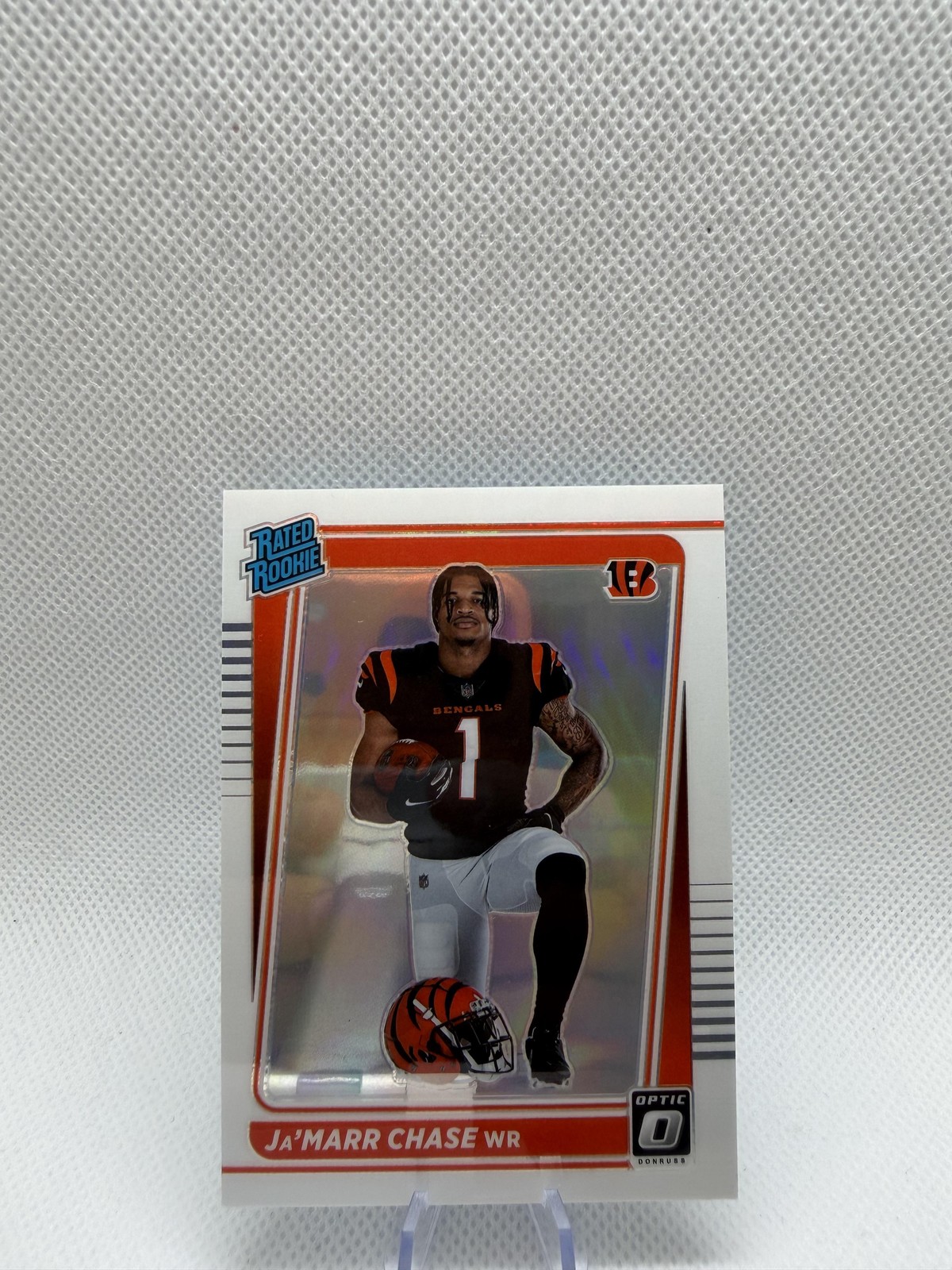 2021 Donruss Optic #207 Ja'Marr Chase Holo Variation