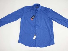 Chaps Men's Slim Fit Stretch Dress Shirt Size XL 17 - 17.5 34/35 NWT Polyester