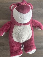 Toy Story 3 Lotso Huggin 15" Plush Disney Store Pixar Scented Purple/Gray