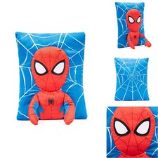 Jay Franco Marvel Spiderman 3D Snuggle Pillow - Super Soft Red Plush Pillow
