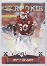 2011 Panini Gridiron Gear Rookie Silver X's 199/250 Justin Houston #182 0a1