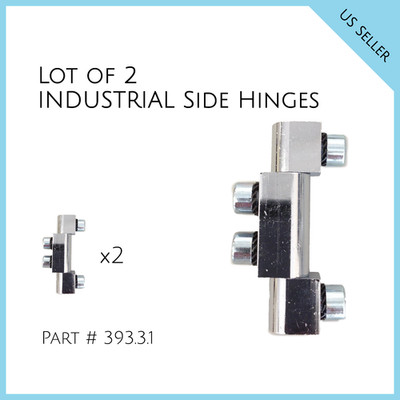 Lot of 2 INDUSTRIAL Side Hinges Part # 393.3.1
