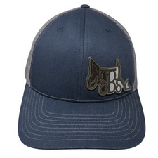 Richardson Snapback Mesh Back Trucker Hat Blue One Size Adjustable