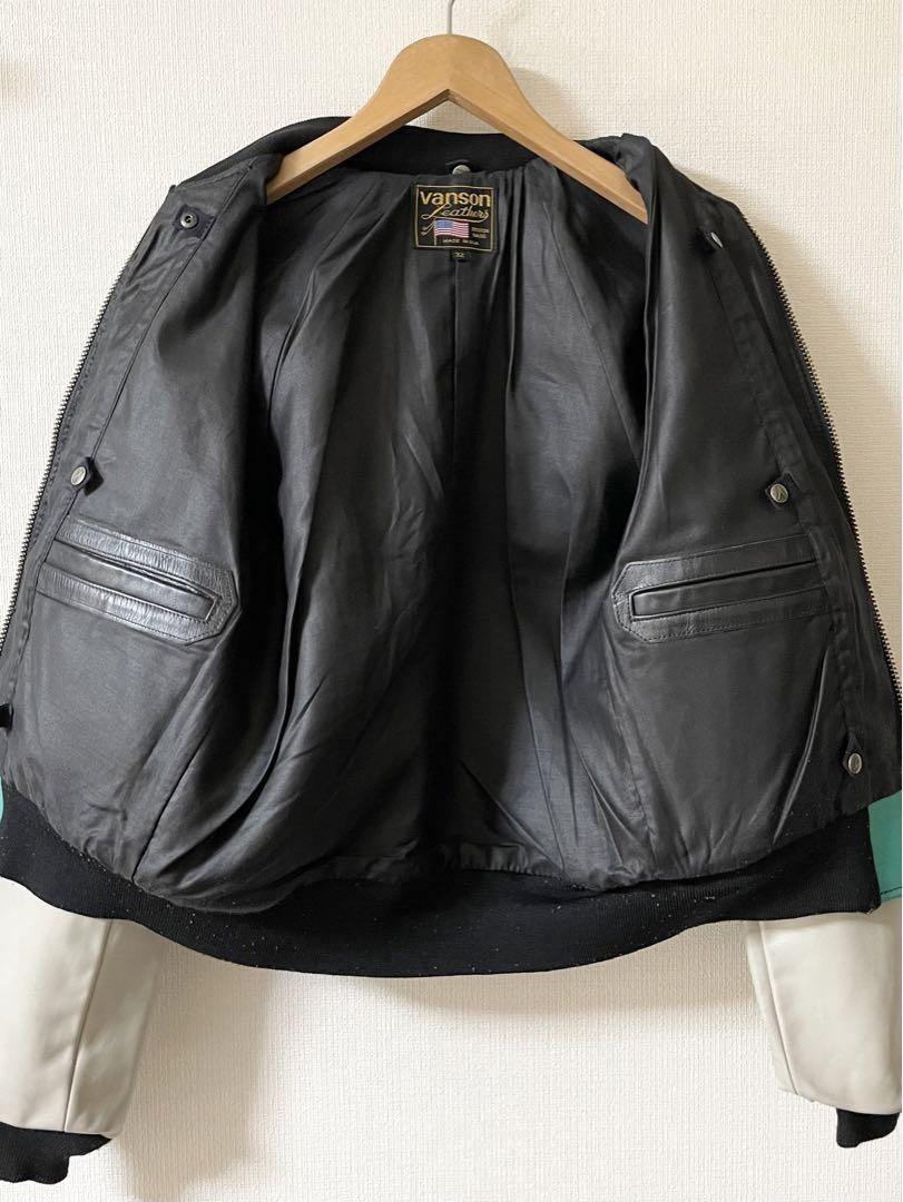VANSON Tj Usa Riders Leather Jacket 32 | eBay