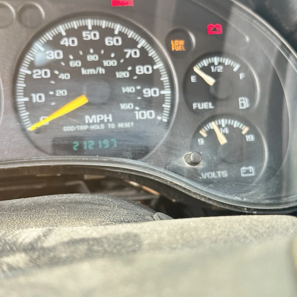 2000 Chevrolet Blazer Jimmy 4.3L painel de instrumentos velocímetro fabricante de equipamento original 16267425 - Imagem 4 de 4