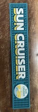 Sun Cruiser Iced Tea Vodka Bar Rail Mat Man Cave Decor and Home Bar Man Cave