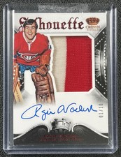 ROGIE VACHON 2013-14 PANINI CROWN ROYALE SILHOUETTE PRIME GU PATCH AUTO /10