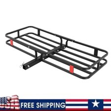 500lbs Hitch Cargo Carrier Basket 53x19x6 Luggage Rack Heavy-duty For Car Suv 500lbs Hitch Cargo Carrier Basket 53x19x6 Luggage Rack Heavy-duty For Car Suv
