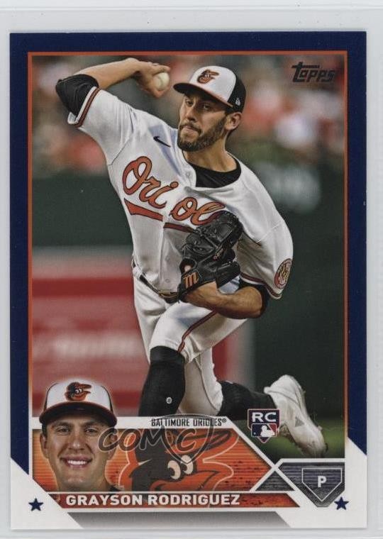 2023 Topps Update Retail Royal Blue Grayson Rodriguez #US50 Rookie RC 0nr3