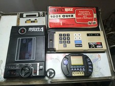 4 Giochi Elettronici Anni 70/80 Tomy Mattel Polistil Poker Auto Memo Leggi Descr