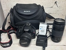 Canon EOS Rebel T2i DSLR Camera with 2 lenses: EFS 18-55mm / EF 75-300mm TESTED