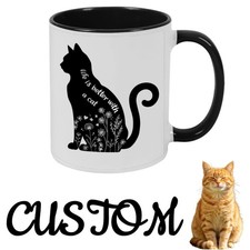 Personalized Dog Cat Lover Mug Custom Photo Name Pet Owner Gift