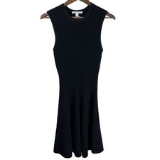 Autumn Cashmere Dress Women Medium Black Sleeveless