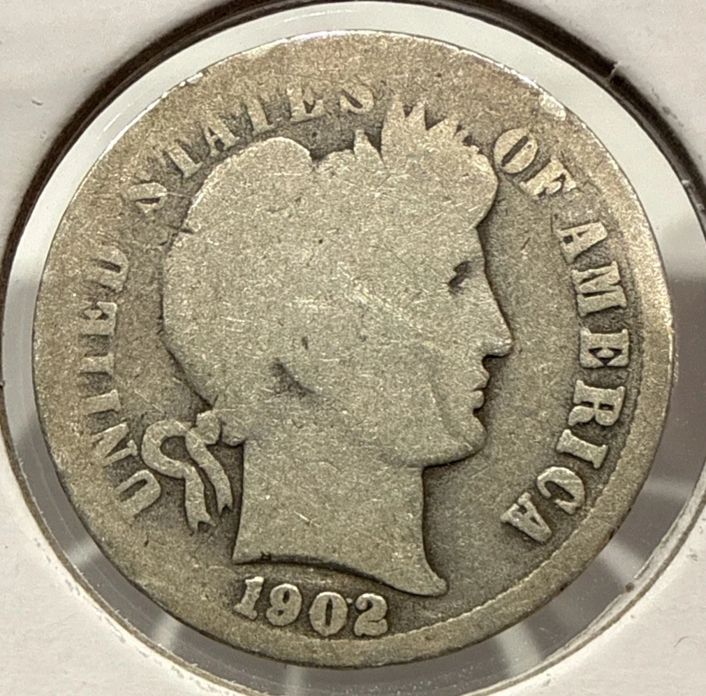 25+ 1902 Year Silver Barber Dimes (1892-1916) for sale | Updated
