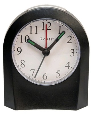 Tzumi Analog Alarm Clock (Compact for Travel) New In Box Battery ...