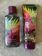 Bath Body Works INTO THE WILD HYDRATION CREAM BODY WASH SET
