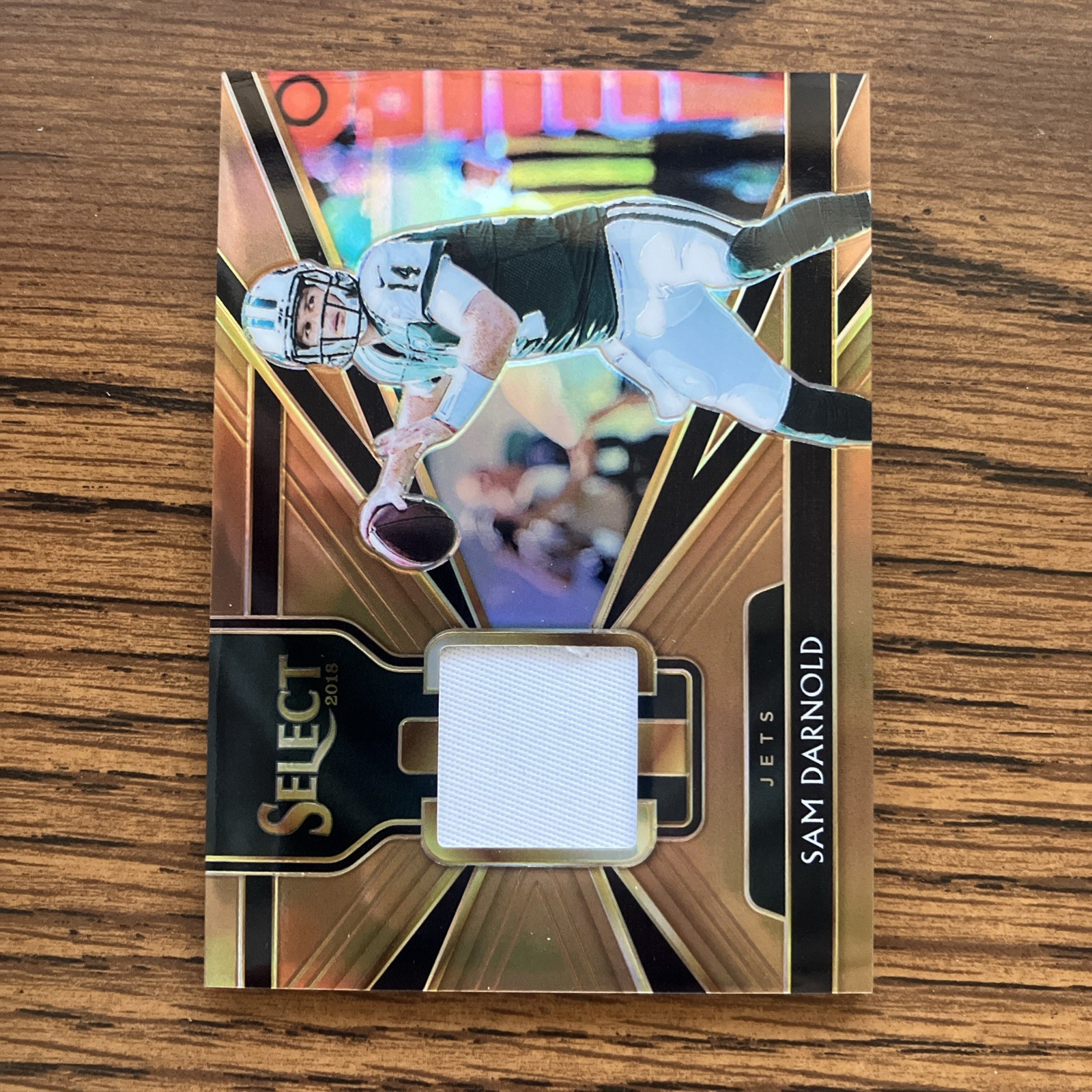 Sam Darnold Panini Select Select Swatches Prizm #6 Base