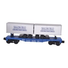 Lionel 6-16307 Nickel Plate Railroad Flat Car with Trailers