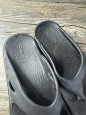 OOFOS OOriginal Flip Flops Unisex US 7W-5M Black Comfort Slip On Sandals OOF1